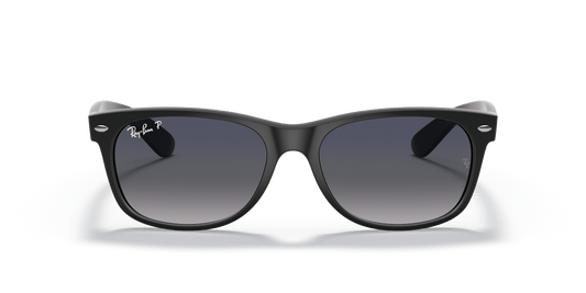 Ray-Ban New Wayfarer RB2132 601S78 matte black polarised lenses