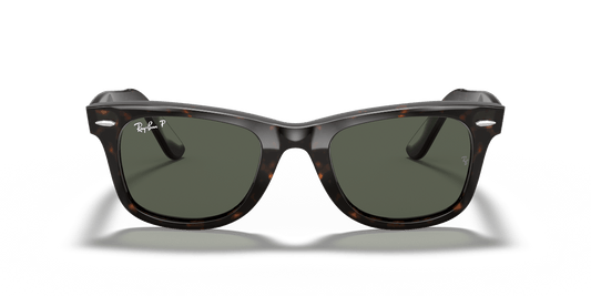 Ray-Ban Original Wayfarer RB2140 902/58 tortoise polarised green lenses