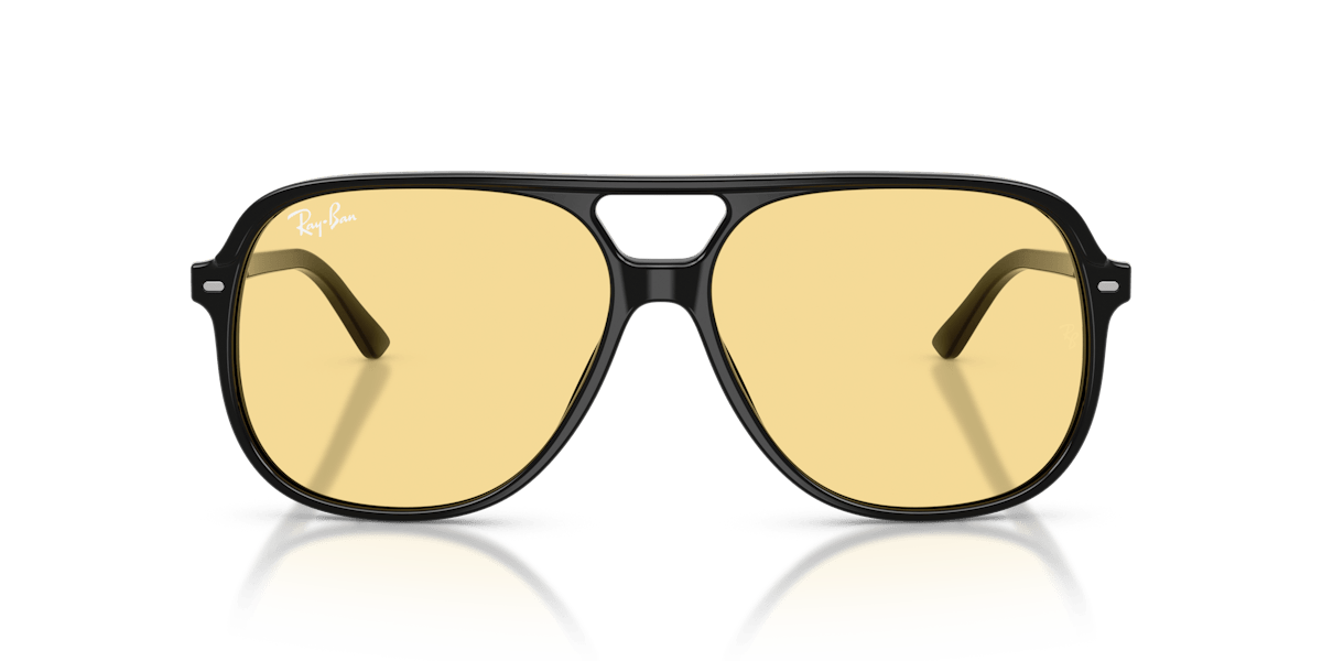 Ray-Ban Bill RB2198 901/R6 black yellow lenses