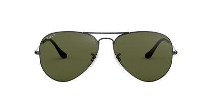 Ray-Ban Aviator Classic RB3025 004/58 gunmetal green polarised lenses