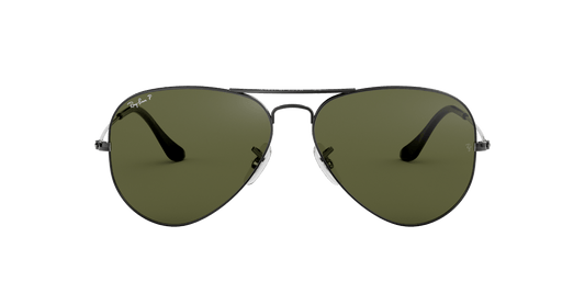 Ray-Ban Aviator Classic RB3025 004/58 gunmetal green polarised lenses
