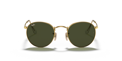 Ray-Ban Round Metal RB3447 001 gold green