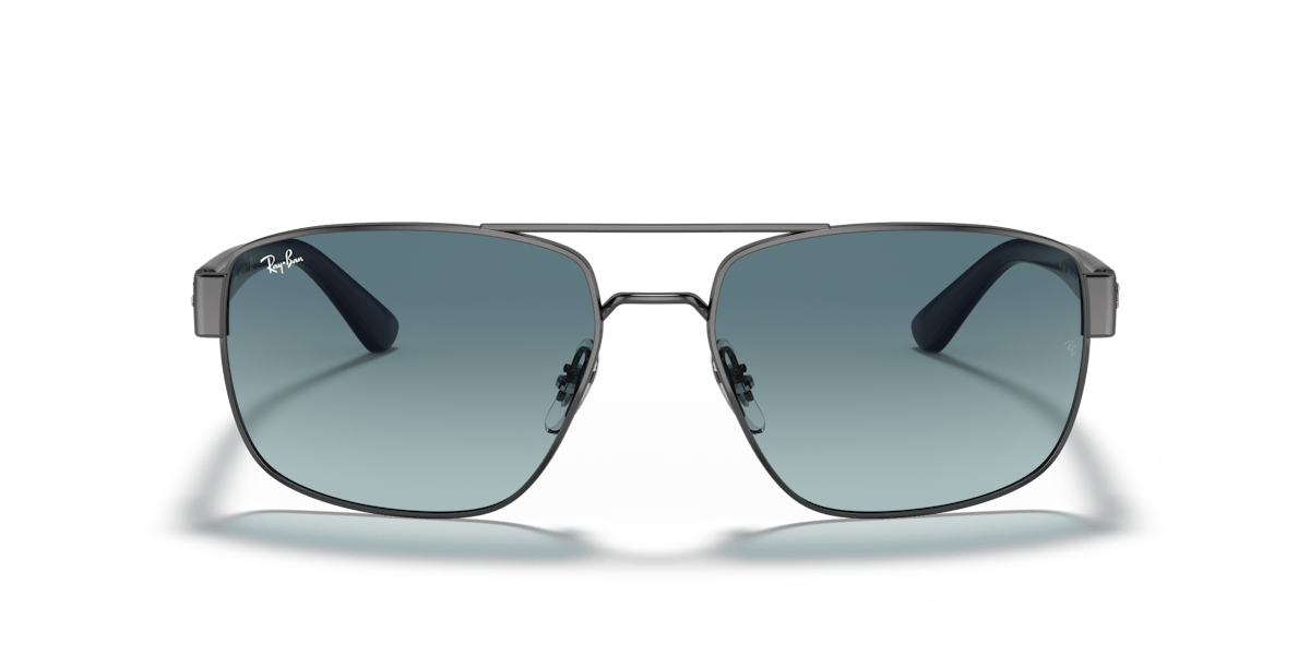 Ray-Ban RB3663 004/3M gunmetal blue gradient