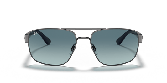 Ray-Ban RB3663 004/3M gunmetal blue gradient