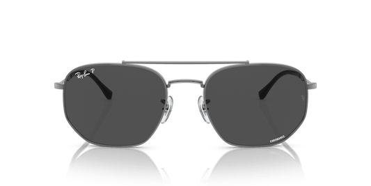 Ray-Ban RB3707 004/K8 gunmetal grey polarised lenses
