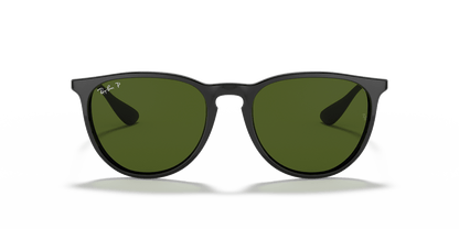 Ray-Ban Erika RB4171 601/2P black green polarised