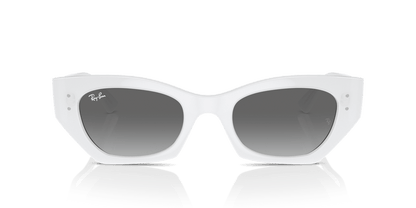 Ray-Ban Zena Bio-Based RB4430 675911 white grey gradient
