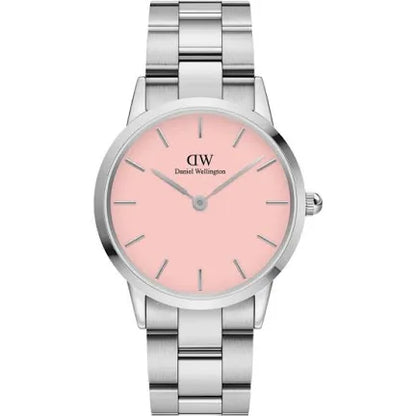 Daniel Wellington Iconic Link Blush Pink Silver DW00100534 Women's Watch