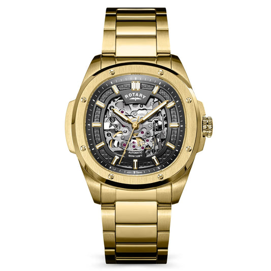 Rotary Apex100 RGB10078/04 Skeleton Automatic Men's Watch