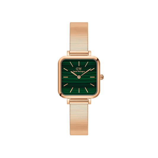 Daniel Wellington Quadro Studio Green Rose Gold DW00100520