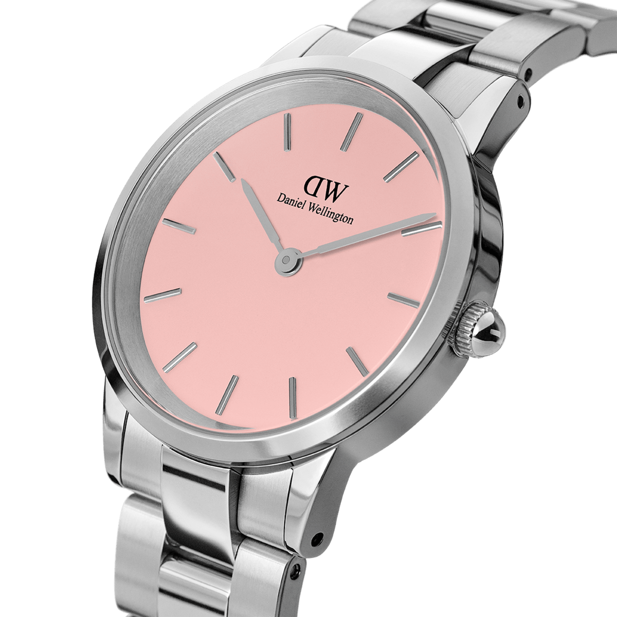 Daniel Wellington Iconic Link Blush Pink Silver DW00100534
