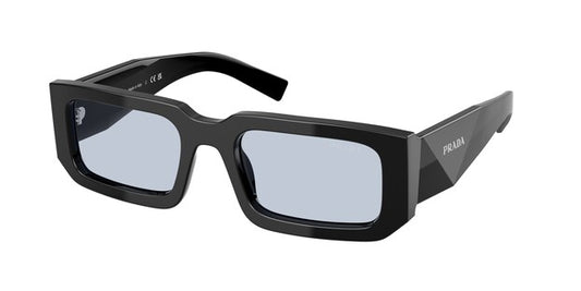 Prada Symbole PR 06YS 16K-10L Black Light Blue Men's Sunglasses