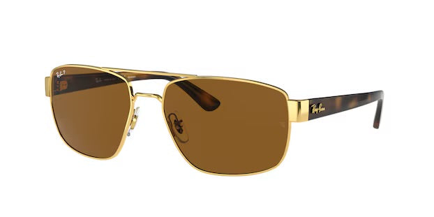 Ray-Ban RB3663 001/57 60 Polarised Sunglasses