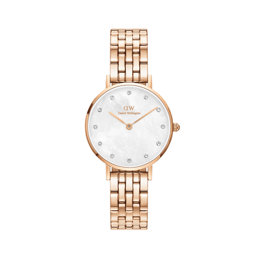 Daniel Wellington Petite Lumine 5-Link Melrose White Mother of Pearl DW00100613