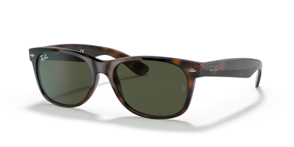 Ray-Ban New Wayfarer RB2132 902 52 sunglasses, three-quarter view