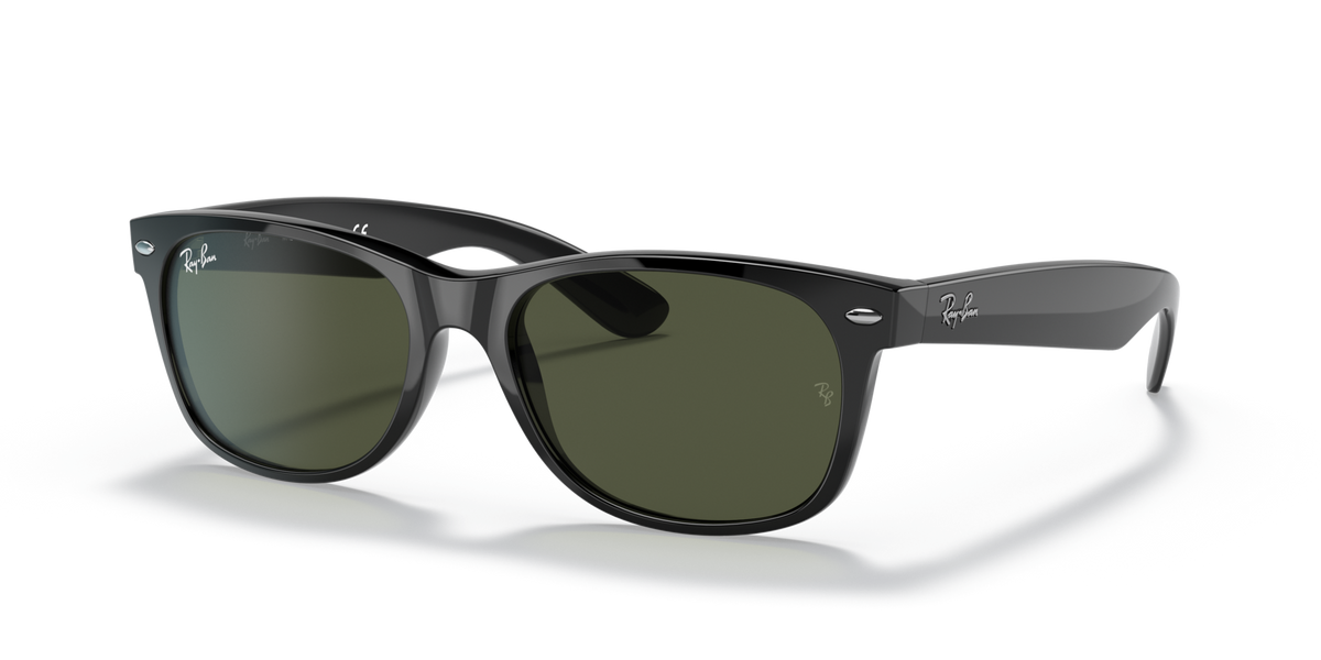 Ray-Ban New Wayfarer RB2132 901L 55 sunglasses, three-quarter view