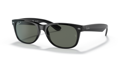 Ray-Ban New Wayfarer RB2132 901/58 55 sunglasses, three-quarter view