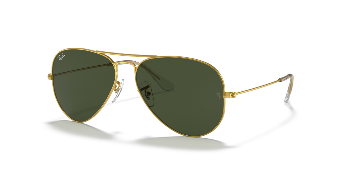 Ray-Ban Aviator Classic RB3025 001 62 sunglasses, three-quarter view