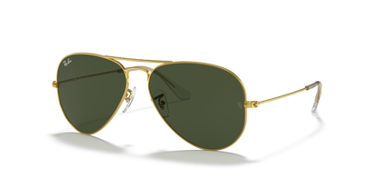 Ray-Ban Aviator Classic RB3025 001 62 sunglasses, three-quarter view