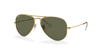Ray-Ban Aviator Classic RB3025 001/58 62 sunglasses, three-quarter view