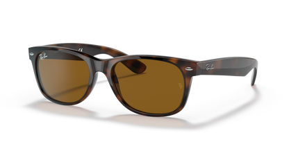 Ray-Ban New Wayfarer RB2132 710 55 sunglasses, three-quarter view