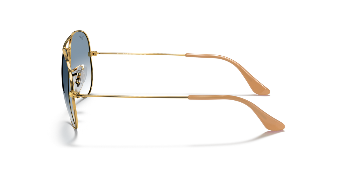 Ray-Ban Aviator Classic RB3025 001/3F 58 sunglasses, side view