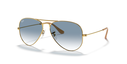 Ray-Ban Aviator Classic RB3025 001/3F 58 sunglasses, three-quarter view