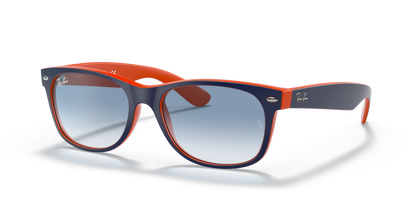 Ray-Ban New Wayfarer RB2132 789/3F 52 sunglasses, three-quarter view
