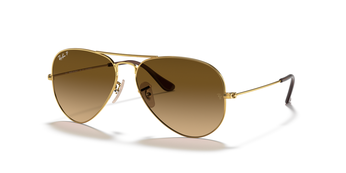 Ray-Ban Aviator Classic RB3025 001/M2 58 sunglasses, three-quarter view