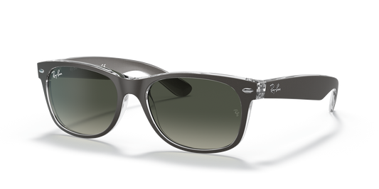 Ray-Ban New Wayfarer RB2132 614371 55 sunglasses, three-quarter view
