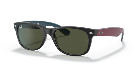 Ray-Ban New Wayfarer RB2132 6182 55 sunglasses, three-quarter view