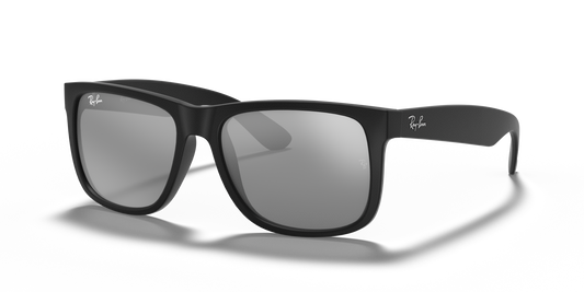 Ray-Ban Justin RB4165 622/6G 55 sunglasses, three-quarter view