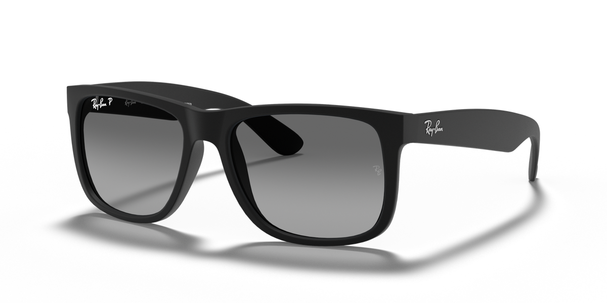 Ray-Ban Justin RB4165 622/T3 55 sunglasses, three-quarter view