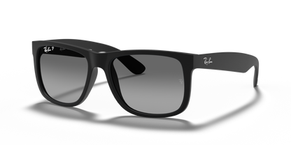 Ray-Ban Justin RB4165 622/T3 55 sunglasses, three-quarter view