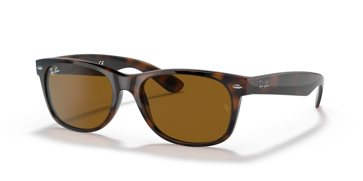Ray-Ban New Wayfarer RB2132 710 58 sunglasses, three-quarter view