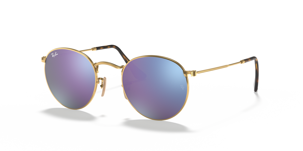 Ray-Ban Round Metal RB3447 001/8O 51 Sunglasses
