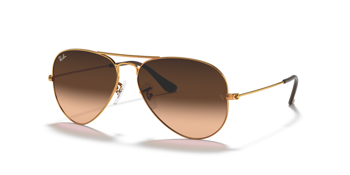 Ray-Ban Aviator Classic RB3025 9001A5 58 sunglasses, three-quarter view