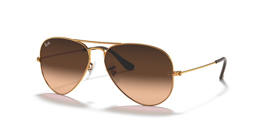 Ray-Ban Aviator Classic RB3025 9001A5 58 sunglasses, three-quarter view