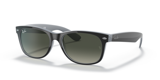 Ray-Ban New Wayfarer RB2132 630971 55 sunglasses, three-quarter view