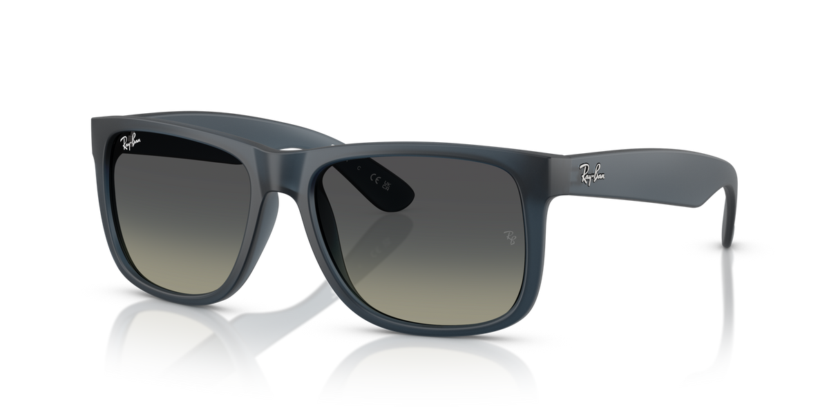 Ray-Ban Justin RB4165 681311 55 sunglasses, three-quarter view