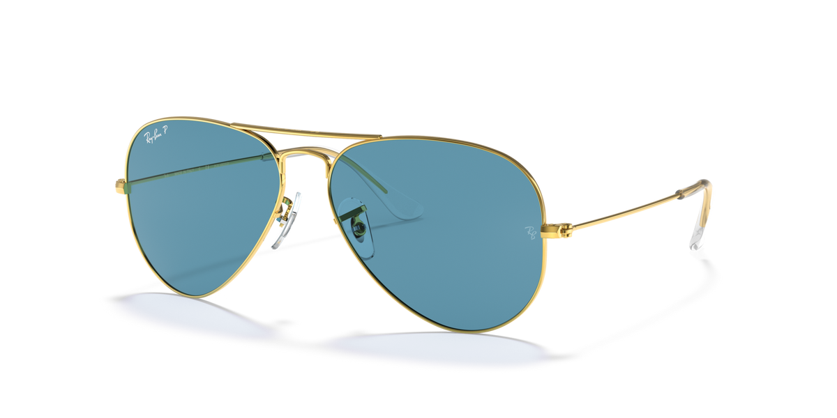 Ray-Ban Aviator Classic RB3025 9196S2 58 sunglasses, three-quarter view