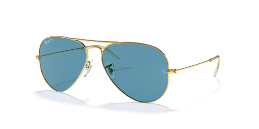 Ray-Ban Aviator Classic RB3025 9196S2 62 sunglasses, three-quarter view