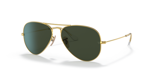 Ray-Ban Aviator Classic RB3025 W3400 58 sunglasses, three-quarter view