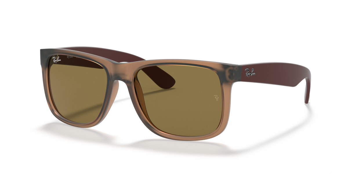 Ray-Ban Justin RB4165 651073 55 sunglasses, three-quarter view