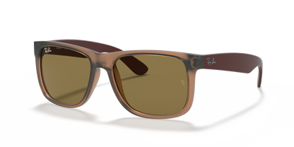 Ray-Ban Justin RB4165 651073 55 sunglasses, three-quarter view