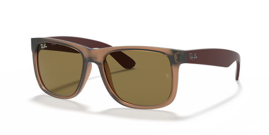 Ray-Ban Justin RB4165 651073 55 sunglasses, three-quarter view