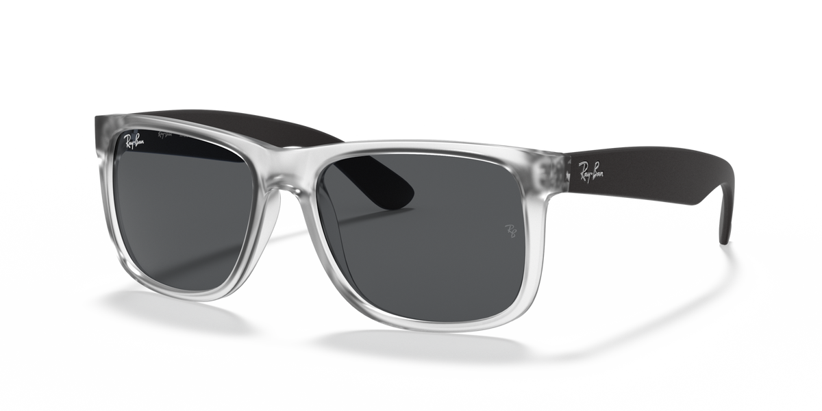 Ray-Ban Justin RB4165 651287 55 sunglasses, three-quarter view