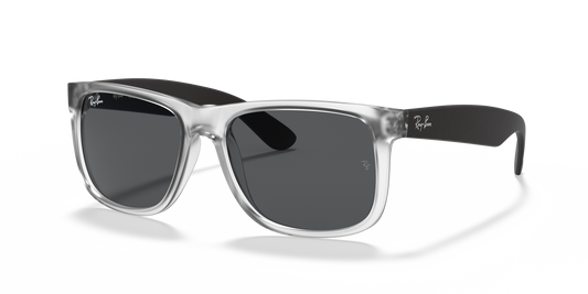 Ray-Ban Justin RB4165 651287 55 sunglasses, three-quarter view