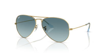 Ray-Ban Aviator Classic RB3025 001/3M 58 sunglasses, three-quarter view