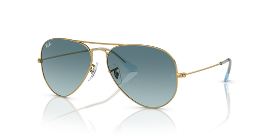 Ray-Ban Aviator Classic RB3025 001/3M 58 sunglasses, three-quarter view